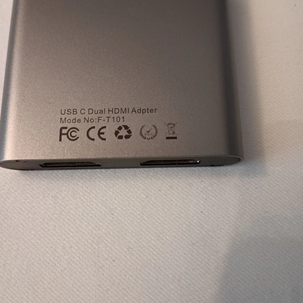 USB Dual HDMI adapter for laptop